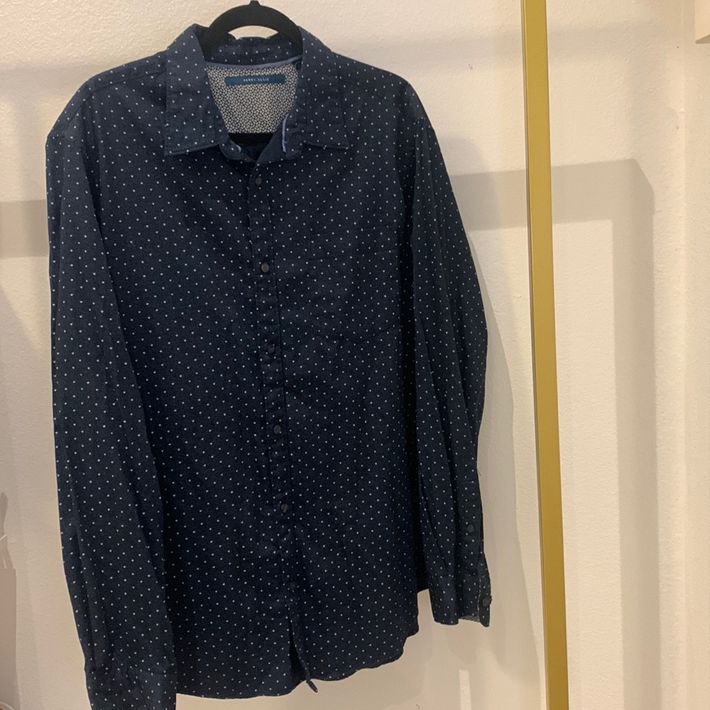 Mens Perry Ellis Button Up